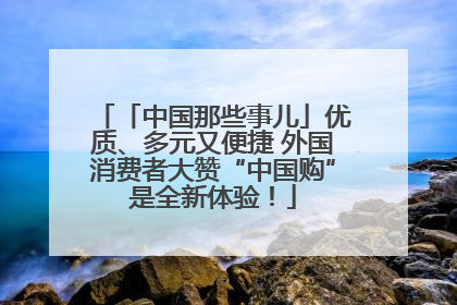 「中国那些事儿」优质、多元又便捷 外国消费者大赞“中国购”是全新体验！